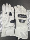 Dainese Druid 3 Replica White Motorcycle Racing Leather Gloves