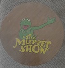 Vintage Handmade Kermit The Frog Muppet Show Wood Step Stool Nursery Decor