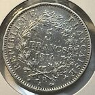 France 1874 A Silver Five 5 Francs Extra Fine Xf Condition Coin The 3rd Republic
