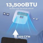 Fogatti 13 500 Btu Rv Rooftop Air Conditioner Cool Non-ducted Camper Rv Ac Unit