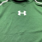 Under Armour Shirt Mens Large Green Compression Long Sleeve Active Gym Fitness