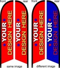 Double Sided Custom Printed Premium Quality Swooper Feather Flag Banner Sign