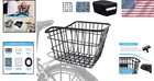Rear Bike Basket Alloy Steel Waterproof Cargo Carrier Pet Dog Carrier