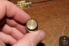 Antique  Of  12  Brass Scale Weights-very Good 50g 20g 10g 5g 2g