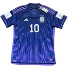 2022 Argentina Away Jersey  10 Messi Large Adidas Soccer World Cup Winner Kit