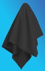 2x 12 x12  Microfiber Cleaner Cleaning Soft Cloth For Camera Lens Glasses black 
