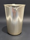 Vintage Mid Century Modern Gold Colored Sunburst Aluminum Pitcher