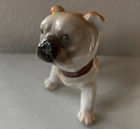 Vintage Mcm Porcelain Standing English Bulldog Dog Figurine Made In Japan