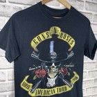 Guns N    Roses 2016 Concert Tour T-shirt Double Side Size Small S 100  Cotton Guc