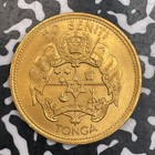 1967 Tonga 50 Seniti Lot n0209 High Grade  Beautiful 