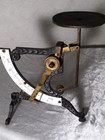 Vintage 1930s-40s German Postal Letter Scale Cast Iron  Brass  Enamel - Works