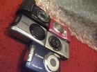 Lot Of 5  Canon  Nikon   Olympus Digital Camera -  parts repair 