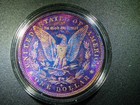 F vf  1880-o Toned Morgan Silver Dollar Hard Date Beautiful Collector Coin M2230