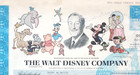 Walt Disney Company Cancelled 1992 Stock Certificate   Age-related Toning