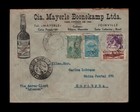 Aerolloyd Iguassu Cover Brasil 1934 Joiville Sc To Curitiba Pr Airmail -aviation