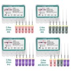 6 Pcs pack Dental 21 25mm C-files Endo Root Canal File Stainless Steel Hand Use