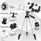 Toyerbee 70mm Aperture Astronomical Refractor Telescopes For Astronomy Beginners