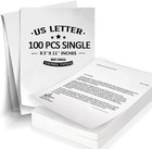 100 Sheets Thermal Printer Paper 8 5 X 11 Inch Us Letter Size Thermal Paper