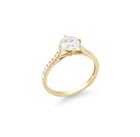 1 10ct Lab Diamond Created Ring E f Vvs Round Brilliant 14k Yellow Gold Igi Cert