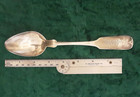 Antique 1840s Hayes   Robbins  900 Coin Silver Tablespoon - Rare  
