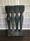 4 Balusters Painted Wood Architectural Salvage Spindles Porch House Trim A51