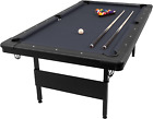 Gosports 7 Ft Billiards Table - Portable Pool Table - Includes Full Set Of Balls