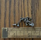 Antique Wood Screws Flat Head Slotted   4 X 3 8 Steel Bright American Made