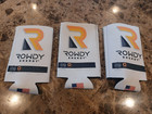 Lot Of 3 Rowdy Energy Bottle Drink Koozie  Mango  Kyle Busch Brand