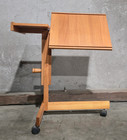 Mid-century Modern Furbo Spottrup Adjustable Teak Rolling Table Music Stand