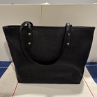 Nwt Coach City Zip Tote In Black Crossgrain Leather