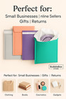 Color Poly Bubble Mailers Sizes  000 To  7  10-500 Packs  Self-sealing Padded