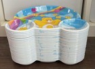 Vintage 2002 Funshine Bear Care Bears Plastic Plates 26 Included