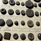 Antique Goodyear Hard Rubber Button Dealer Display Board     Victorian Era Sample