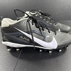Nike Men s Alpha Menace 4 Varsity Football Cleats Black Size 12 Fn0027-001