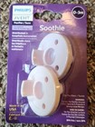New Philips Avent Super Soothie Pacifier Pink   Lavender 0-3m 2 Pack  X 2
