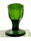 Antique Emerald Green Glass 8 Panel Eye Cup Wash Vgc Optical Drugstore 