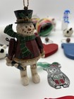 Lot Of 16 Christmas Ornaments Snowman Yeti Heart Mitten Ball Car Medical
