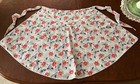Lot Of 2 Vintage Fabulous 40 s Print Cotton Fabric Half Aprons Cutter Or Use