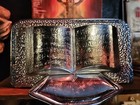 Vintage Casket Handle Funeral Hardware Plaque Momento Mori Mourning Original Old
