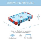 Tallo Sport Table Top Air Hockey Table For Kids And Adults- Includes 2 Strikc   