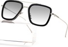 Vintage Square Metal Frame Sunglasses Retro Eyewear For Men Women