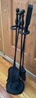 Fireplace Tool 5 Piece Set   Brush Poker Shovel Tongs And Stand  