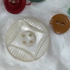 Vtg Bakelite   Mother Pearl Buttons Mid-century Design Diy Sewing Project 