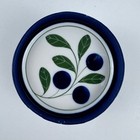 Set Of 4 Dansk Coasters Fruit Berries Handpainted Ceramic Lot Vintage 1997