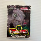 Vintage 1998 Budweiser Beer Lizard - Deck Of Playing Cards- Missing Ace Of Clubs