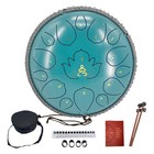 D Major Steel Tongue Drum Handpan 13-inch 15-note Rain Drum For Outdoor Gardens