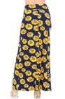 Buttery Soft Summer Daisy Plus Size Maxi Skirt