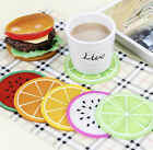 7 Piece Fruit Coaster Set  Silicone