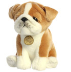     New Aurora World Stuffed Plush Toy English Bulldog Miyoni Soft Dog Plushie