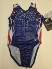 Simone Biles Gk Elite Leotard Gymnastics Replica Sequin Usa Flag Nwt Sz Cmed